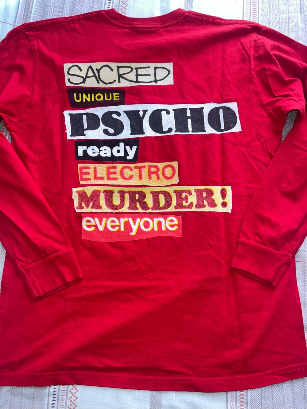 SUPREME Sacred Unique Psycho Long Sleeve T-shirt Men’s Large 2020
